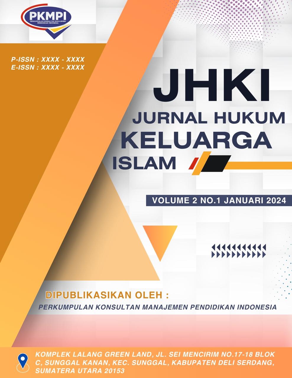 View Vol. 2 No. 1 (2024): Jurnal Hukum Keluarga Islam