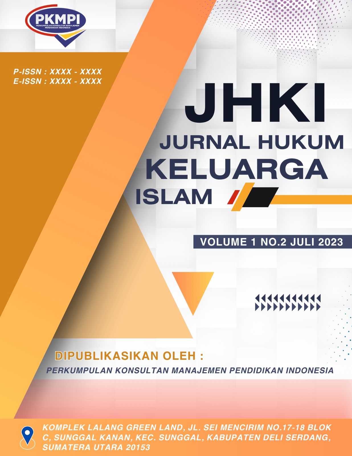 					Lihat Vol 1 No 1 (2023): Jurnal Hukum Keluarga Islam
				